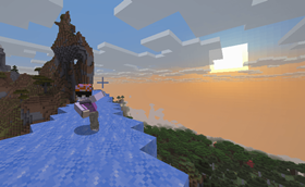 Glacier Gliding with Ice