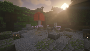 Pedestal of the Master Sword - Sunset