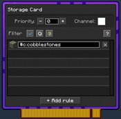 Storage Cards