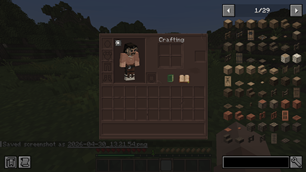 Inventory button