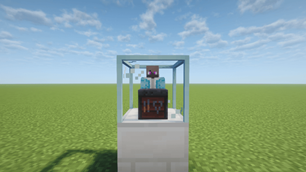 Villager placed inside a EV block