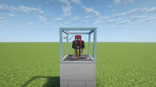 Villager placed inside a EV block