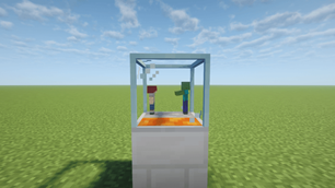 Villager placed inside a EV block