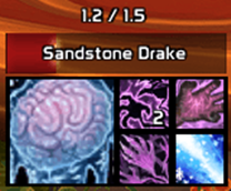 Zoomed in view of the icon grid and cast bar