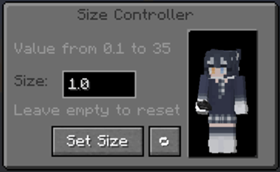 GUI of entity mode