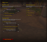 settings screenshot