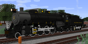 B&O 4500 + Steam Tender
