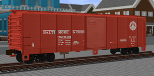 B&O Red Box Car