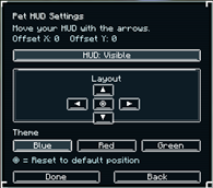HUD Settings