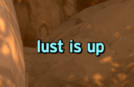 lust is up (you are not the bl class)