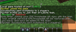 Invite message