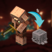 Dried Ghast from Piglin Bartering