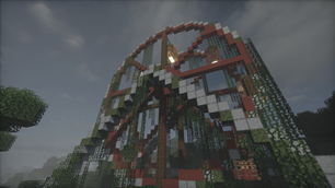 A Ferris wheel
