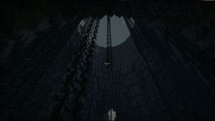 Inside a nuclear cooling tower
