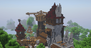 Gigantic copper and iron smeltery