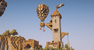Fortified balloon tower