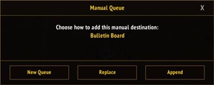 Manual Queue Prompt