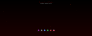 Class Selection Screen