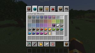 Lack of some colored blocks