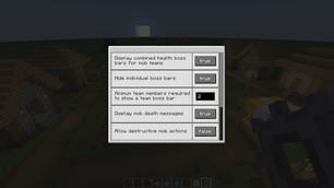 Settings (Gamerules) interface