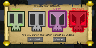 Dfficulty Select Menu (Customizable through textures)