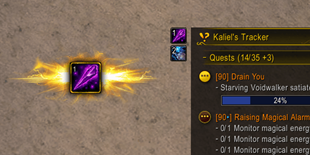 Kaliel's Tracker - Active button