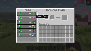 Ruby Dust Wandering Trader trade