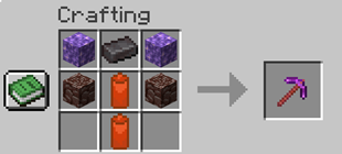 Amethyst Pickaxe Recipe