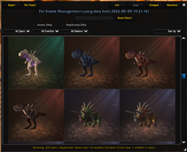 Owned Pets panel - Grid View with ElvUI and Stable Master background.png