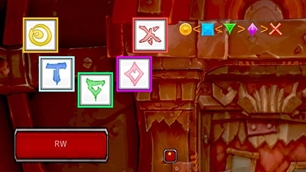 RW: Displayed in the same order as the standing position.
