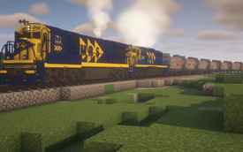 Cement tankers train