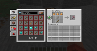 Glowstone pickaxe recipe