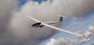DG800 in flight