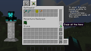 Auto-equip button