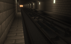 Subway 3rd Rail Tracks