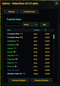 Tracked Items