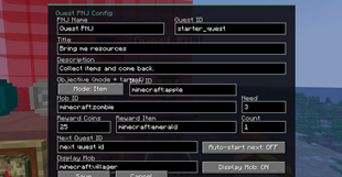 Create you own quests