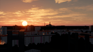Sunset Over Pripyat
