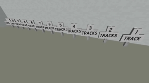 Track Count Signage