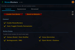 General settings