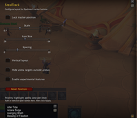 StealTrack Settings