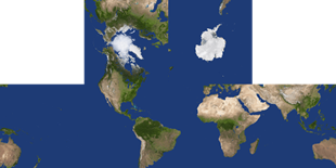 Example planet cubemap texture