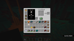 In-game inventory with a few Nether Tools items
