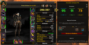 Enhanced character native  panel