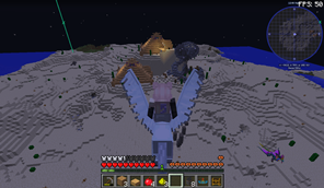 flying through the skys