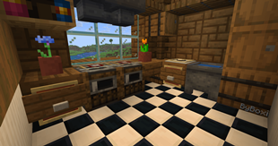 Quartz // Spruce planks