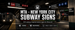 MTA - NYC SUBWAY SIGNS
