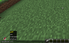 To control the end dimension, you can use the “/endlock” command.