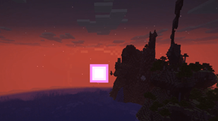 the pretty sun when you can see its color