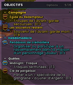 Tracker Objectif